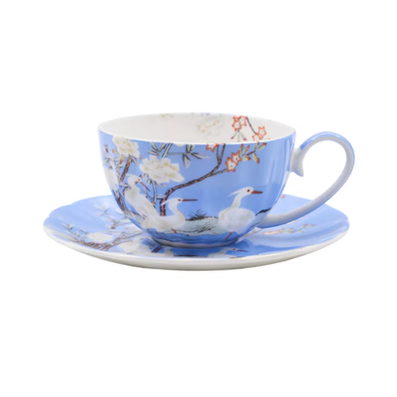 Tasse à café de style britannique et ensembles de thé de l'après-midi en porcelaine Sophia