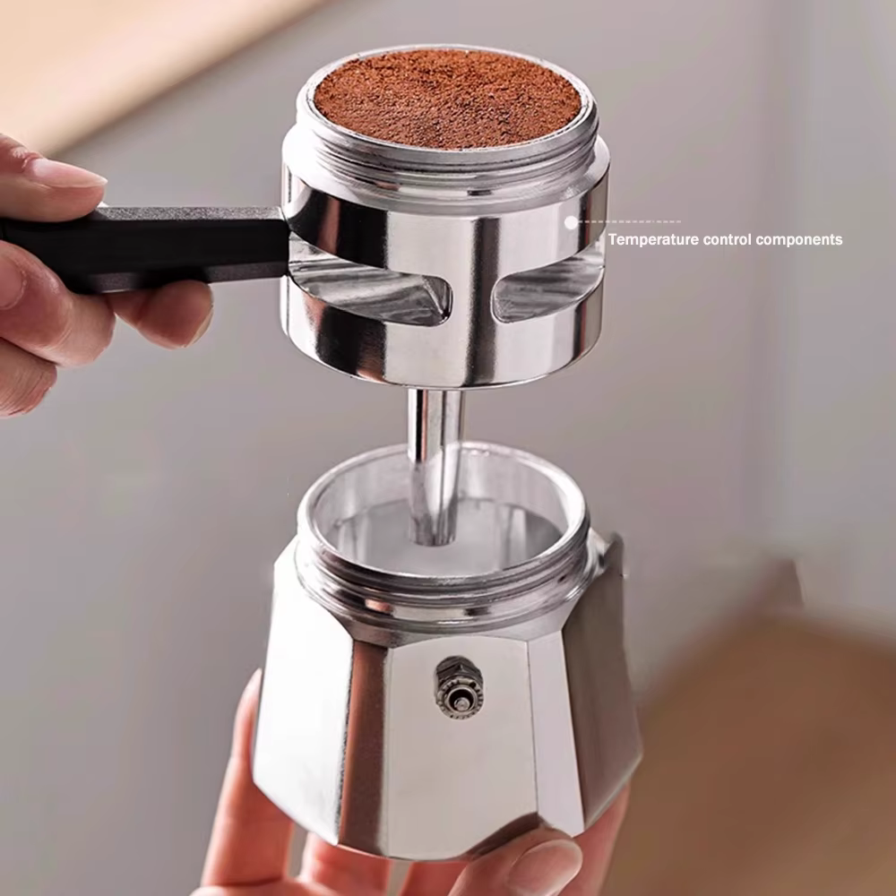 Pot Moka à Double Valve à température constante