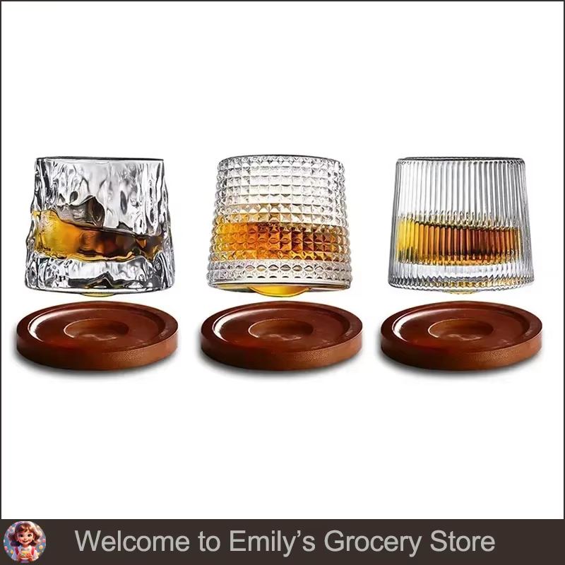 Verre à whisky rotatif créatif et novateur