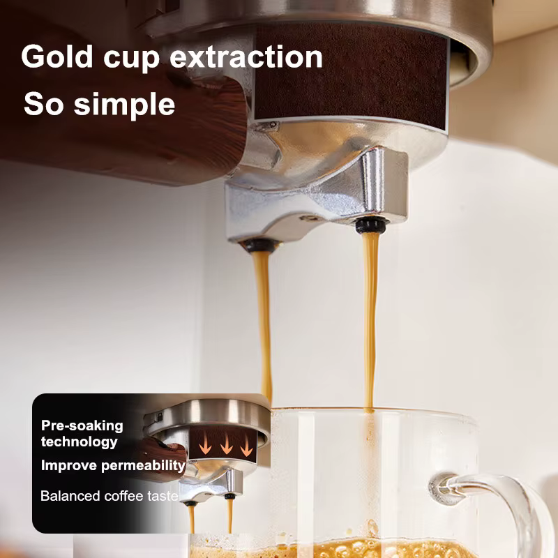 Machine à café expresso semi-automatique pour la maison et le bureau