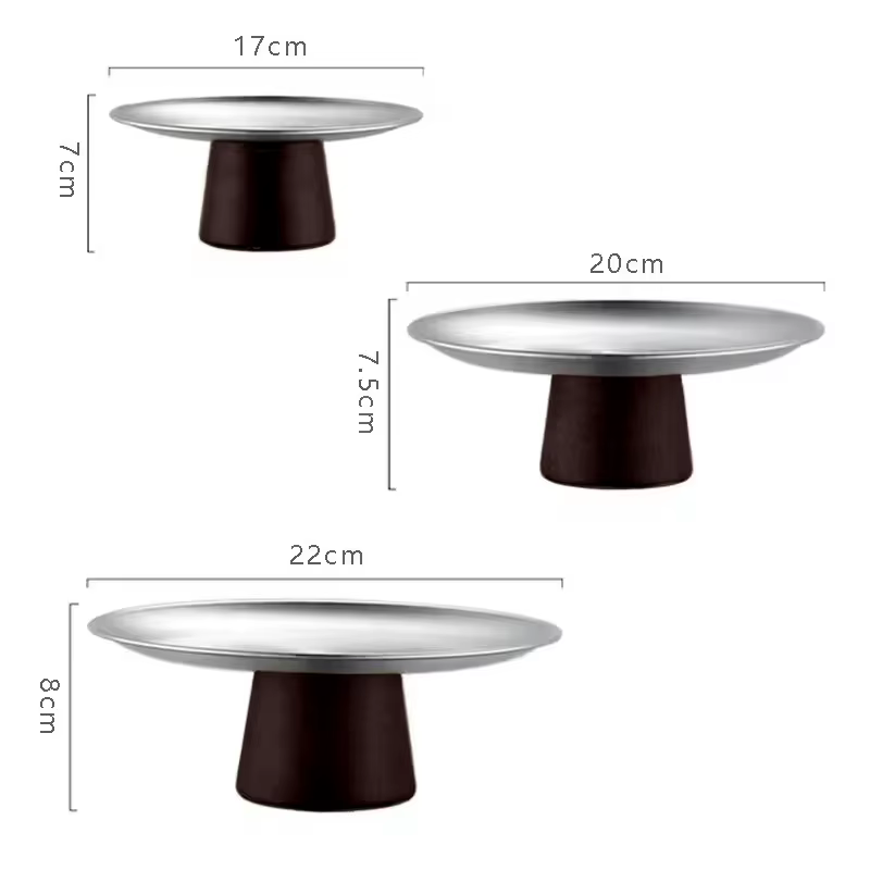 Assiettes de Table en acier inoxydable