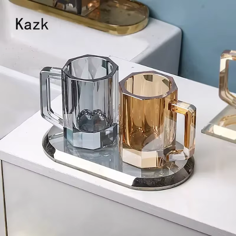 Ensemble d'accessoires de décoration en verre de cristal
