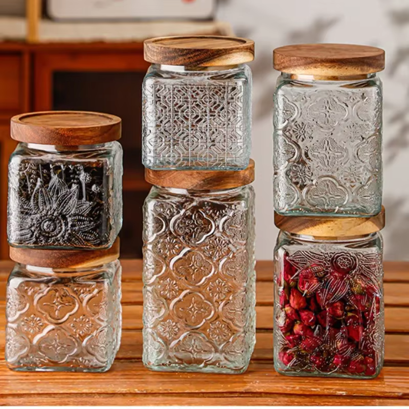 Boîtes en verre hermétiques pour le stockage des aliments