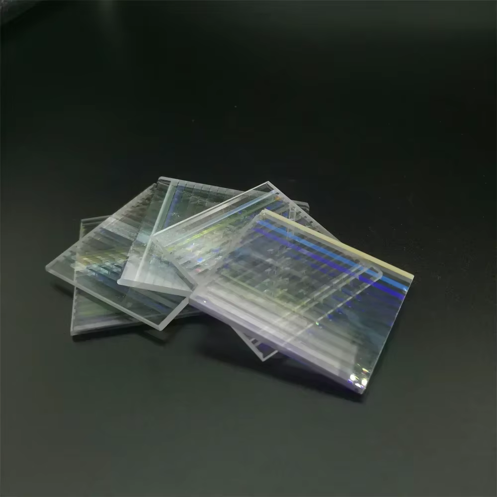 Verre optique décoratif à prisme dichroïque défectueux, pour fête, décoration de la maison, Art, bricolage, Science, physique, recherche, 50x45mm/48x41mm