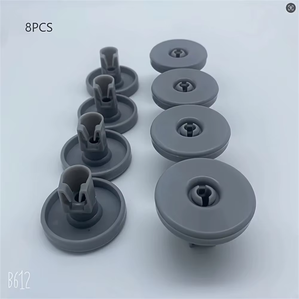 8 roues pour lave-vaisselle AEG Electrolux FAVORIT Zanussi ﻿   8 pièces de roulettes pour panier supérieur de lave-vaisselle Aeg