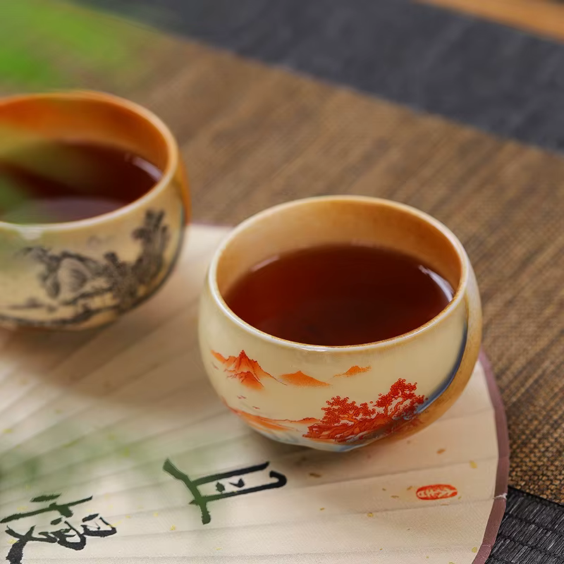 Tasses à thé Kungfu Vintage