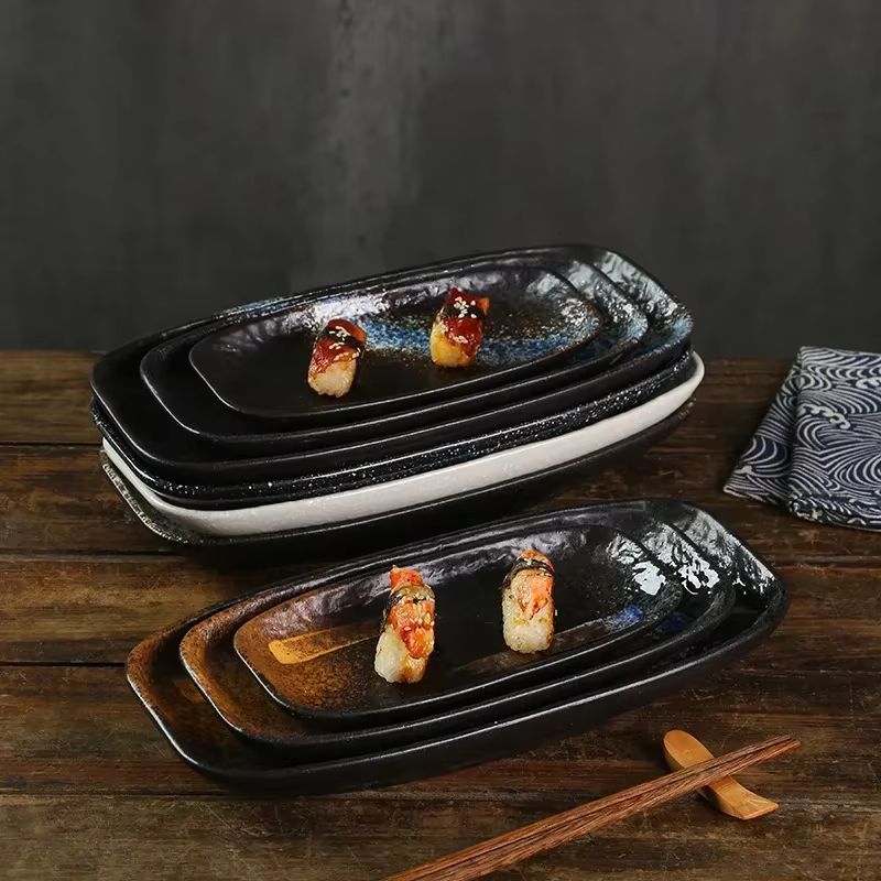 Assiette à sushi en céramique