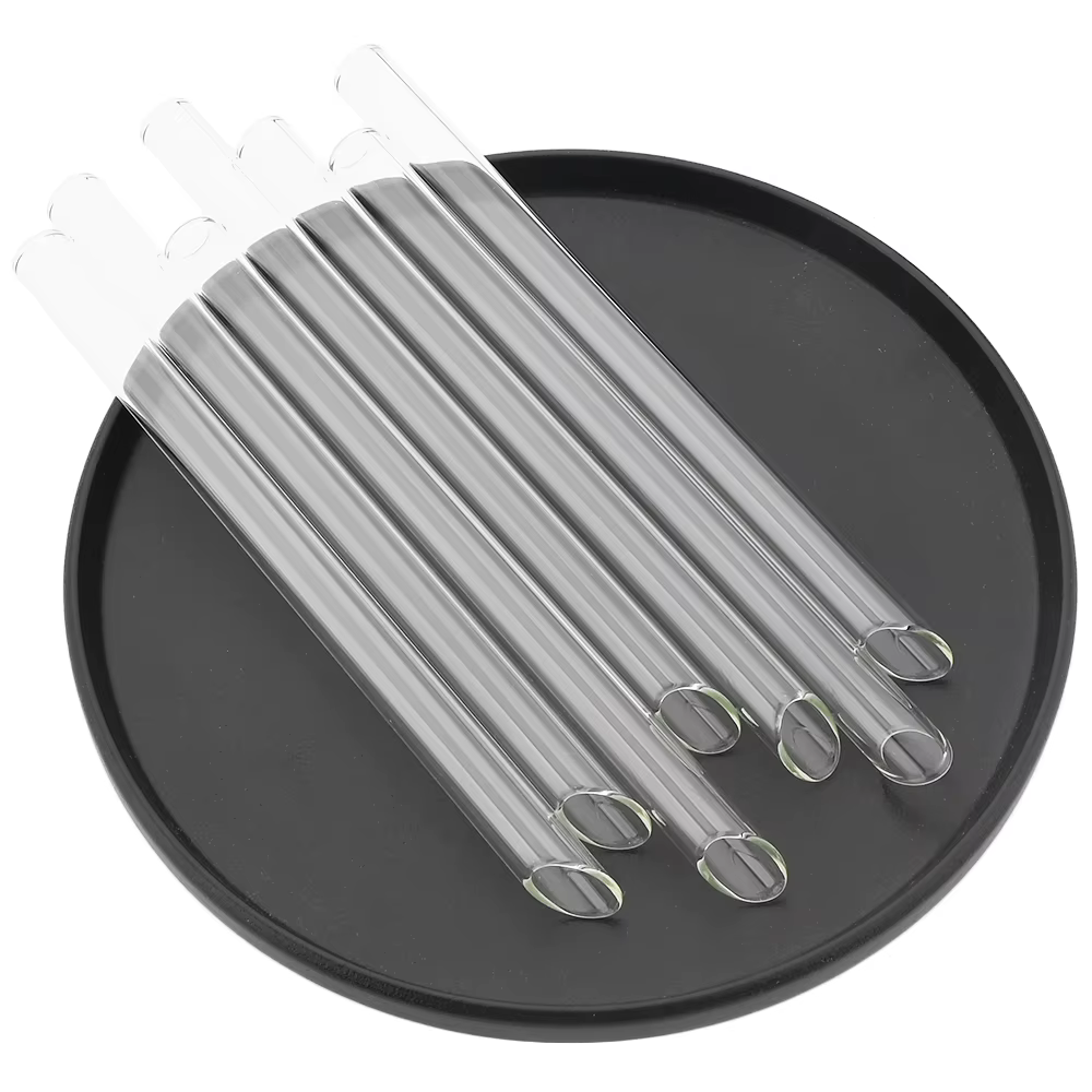 Pailles en verre borosilicaté réutilisables