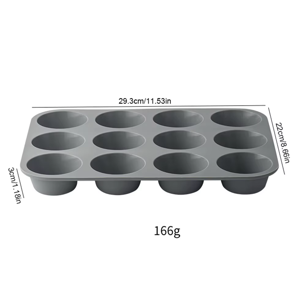 Moule de cuisson en Silicone à 12 trous pour la cuisson