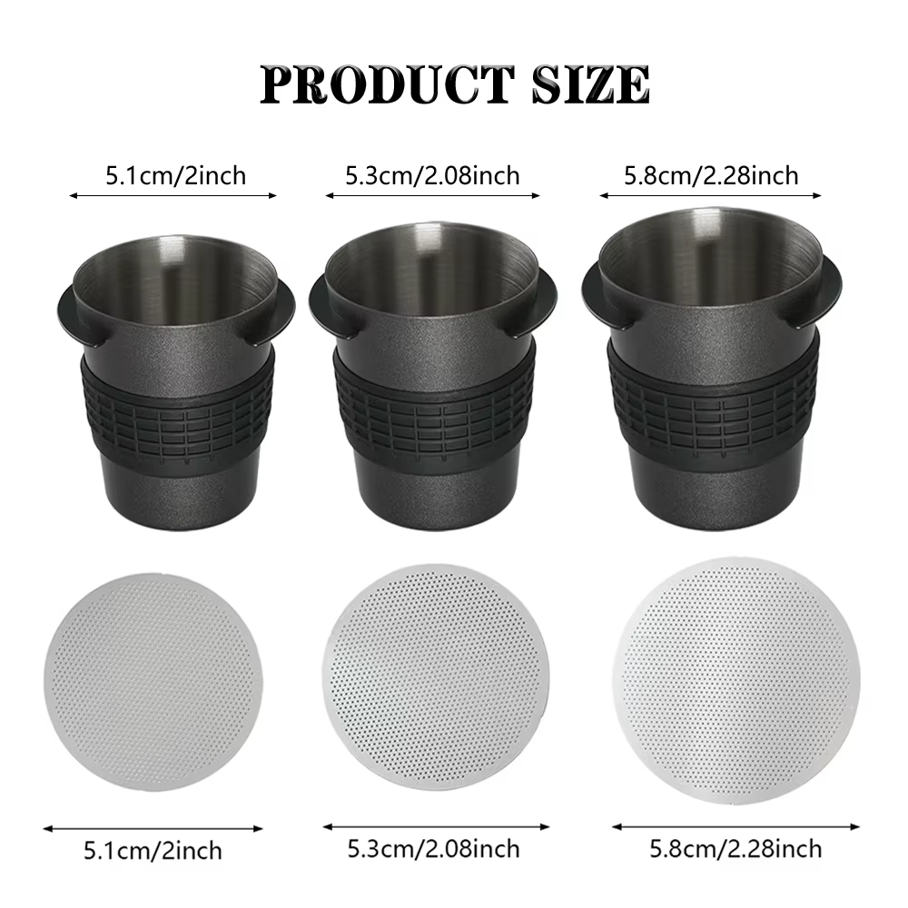 Kit d'écrans de rondelle de tasse de dosage de porte-filtre à café