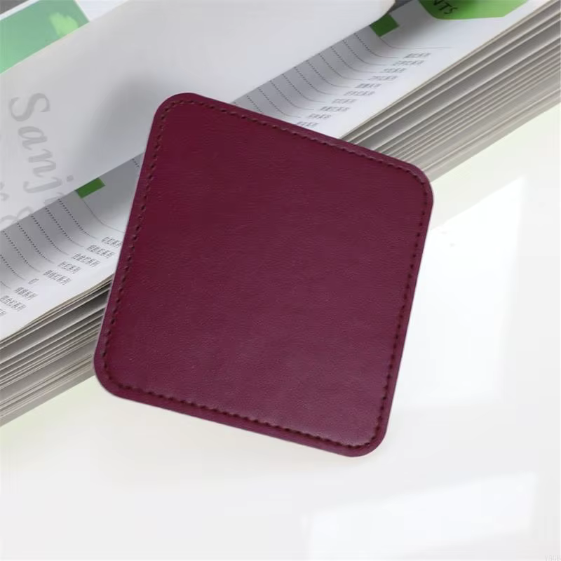 Sous-verres carrés en PU résistant à chaleur