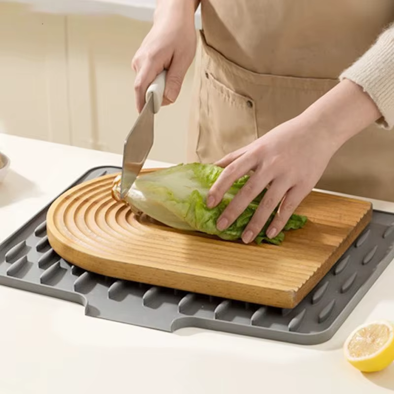 Tapis de vidange en Silicone pour évier