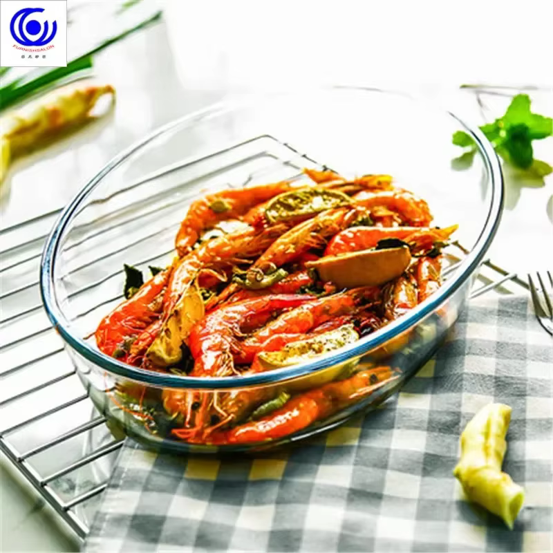 Pio de cuisson en verre trempé de grande capacité