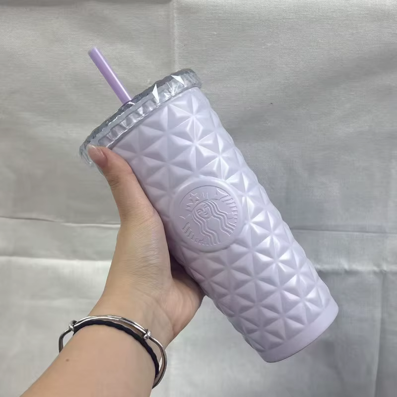 Gobelet Starbucks 500 ml Motif Diamant Lavande Rêveuse