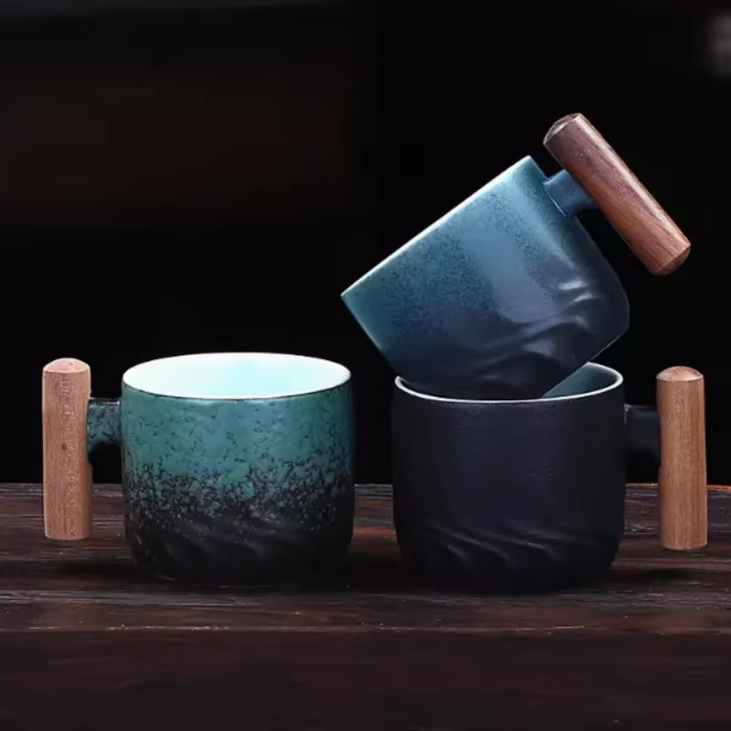 Tasses à café exquises créatives faites à la main