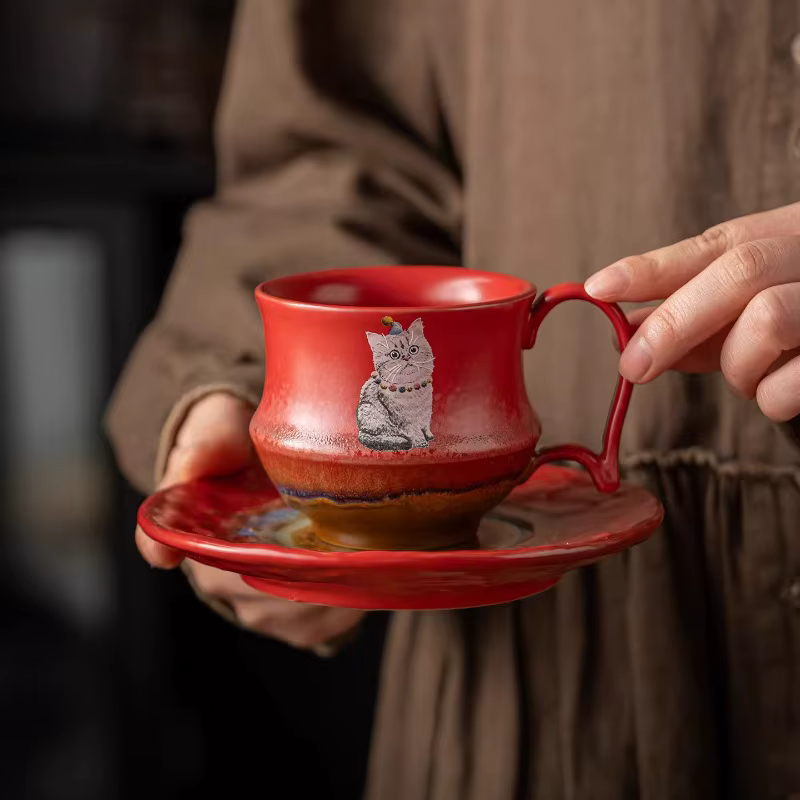 Tasse à café et à latte personnalisée en céramique
