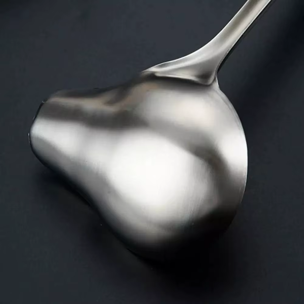Cuillères à soupe en forme de bouche de canard en acier inoxydable