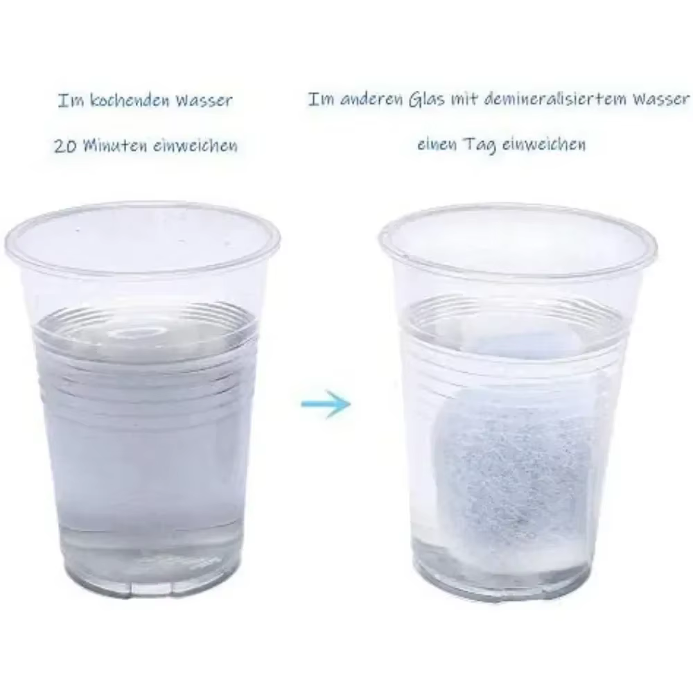 La machine à café remplace le filtre à eau avec 12 filtres à charbon actif