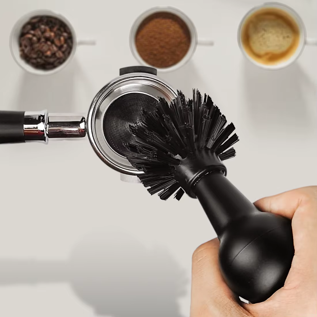 CAFEMASY – brosse de nettoyage ABS pour panier à café