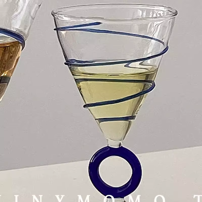Verre à Champagne nordique fait à la main