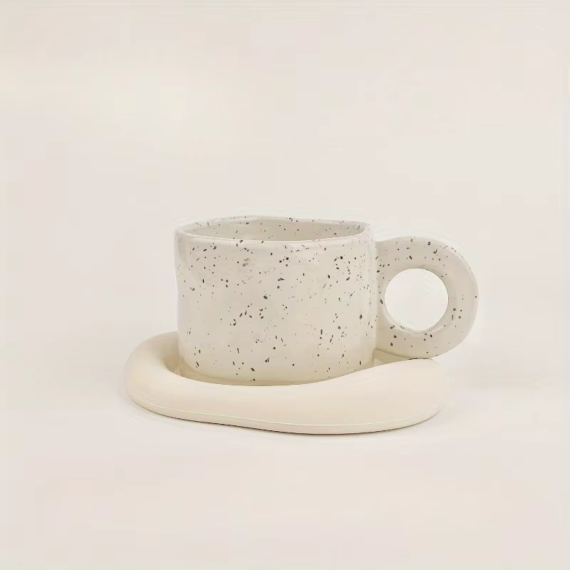 Sous-verre Cloudy Cup - Isolant en silicone souple pour tasses à café - Lavable à la main