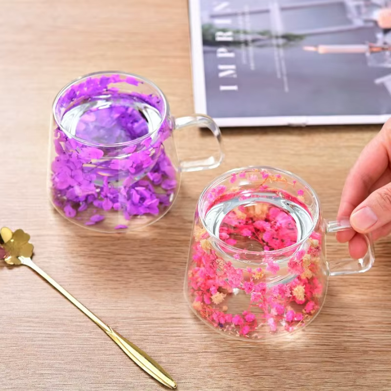 Tasse en verre à Double paroi de 200ml