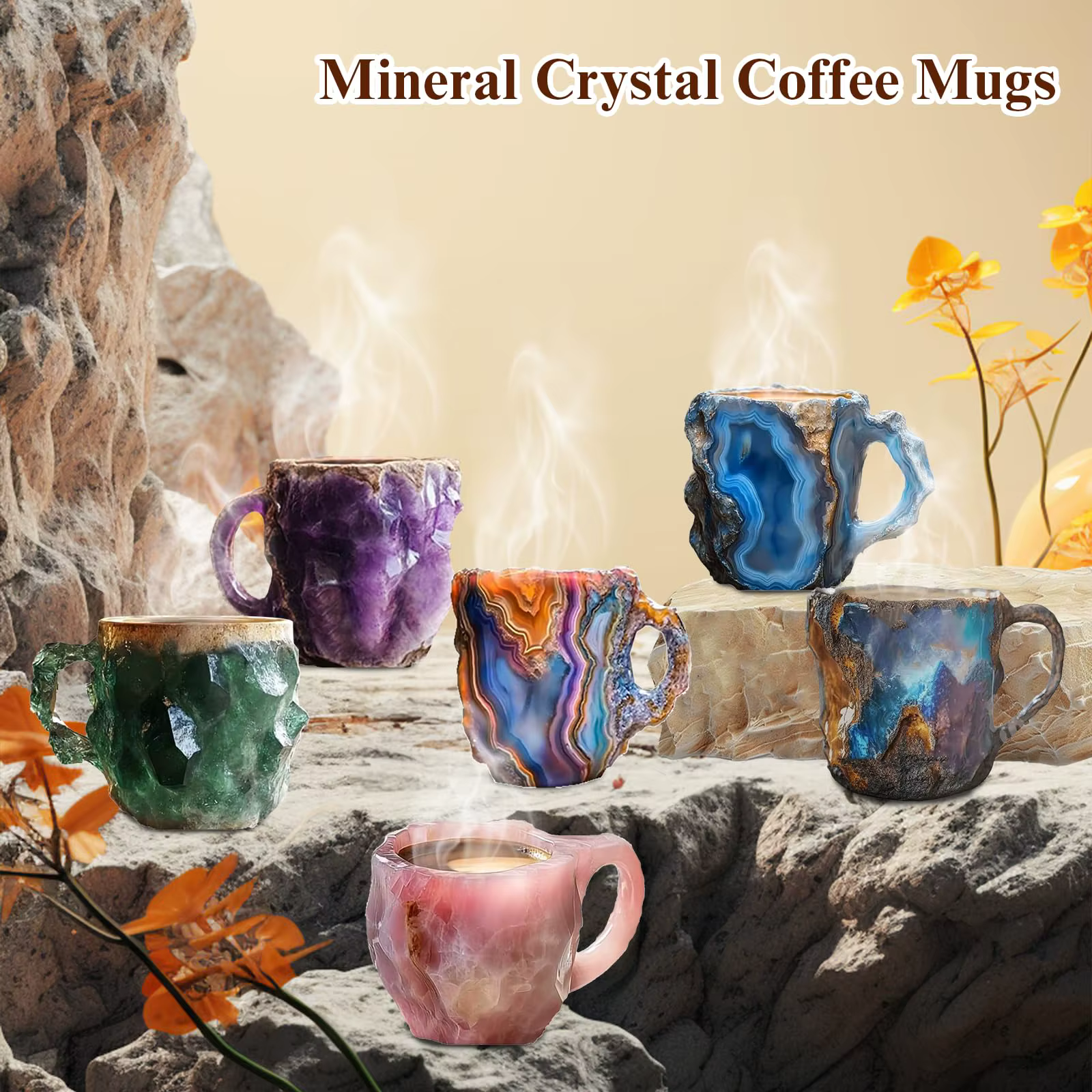 Tasse à café en cristal minéral 2025