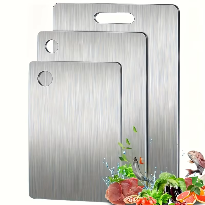 Planches à découper en acier inoxydable