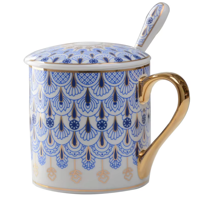 Tasse à café en céramique de style britannique créatif