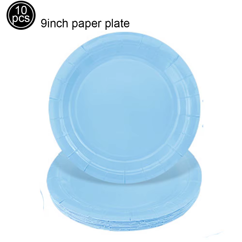 Assiettes en papier de 7 pouces