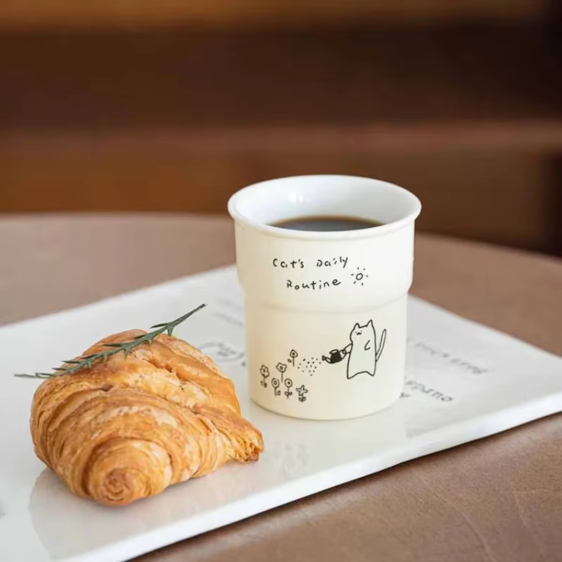 Tasse à café imprimée de 225ml