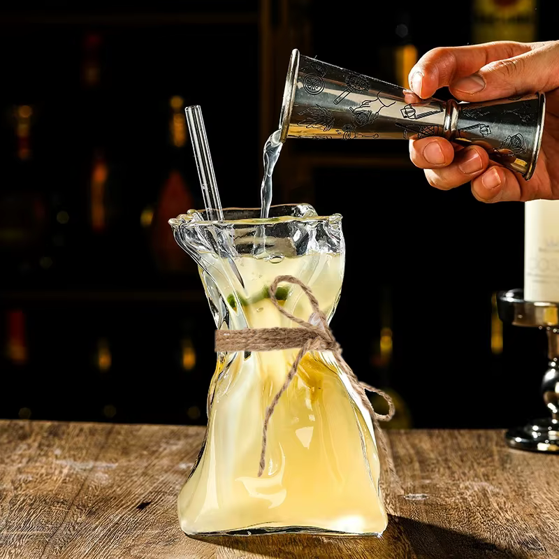 Verres à Cocktail plissés créatifs de 280ml