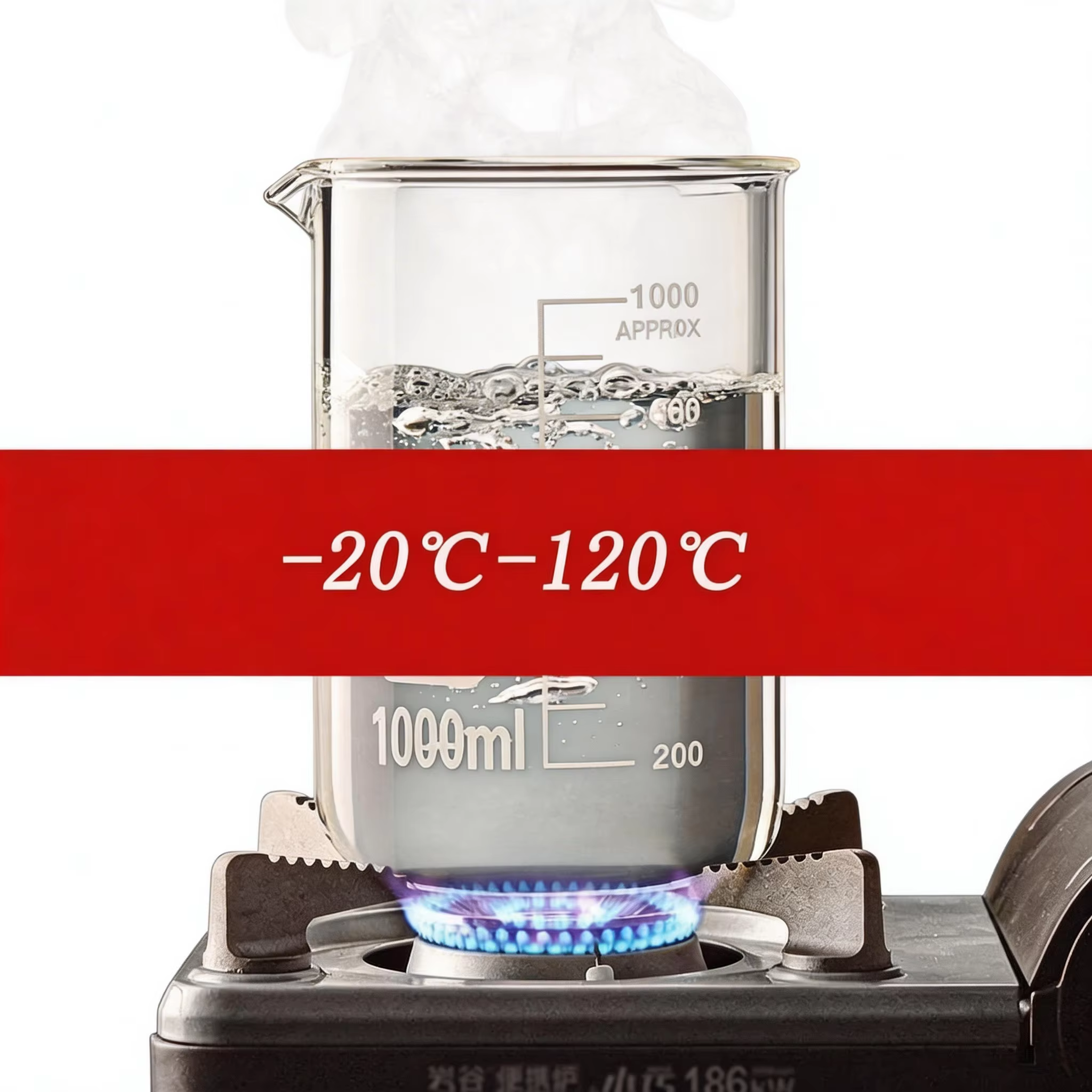 Tasse à mesurer en verre borosilicate YWDL avec échelle graduée