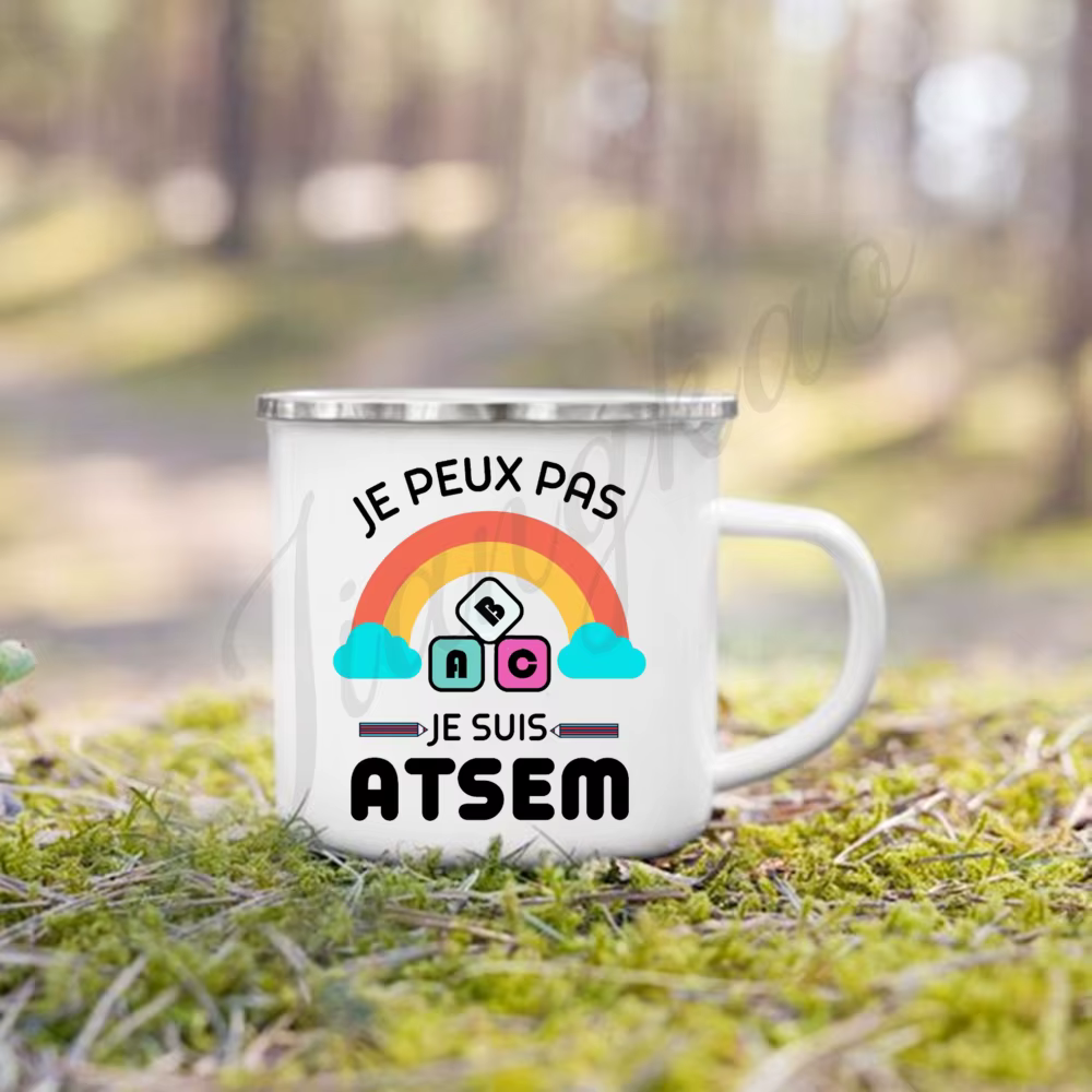 Tasse imprimée Super génie pour enseignant