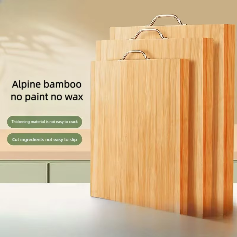Grande planche à découper rectangulaire en bambou