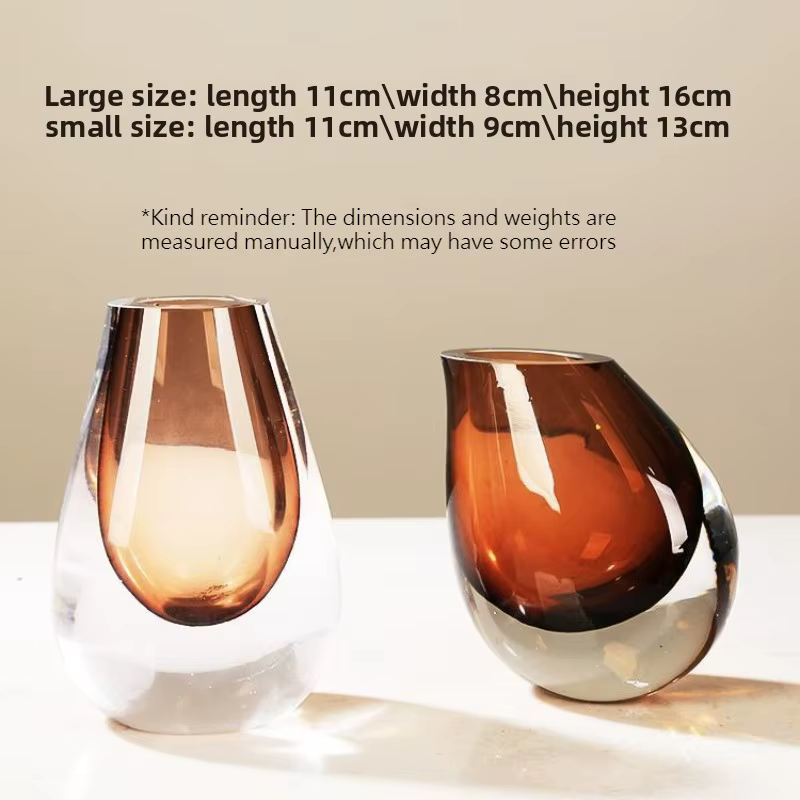 Vase en verre artistique