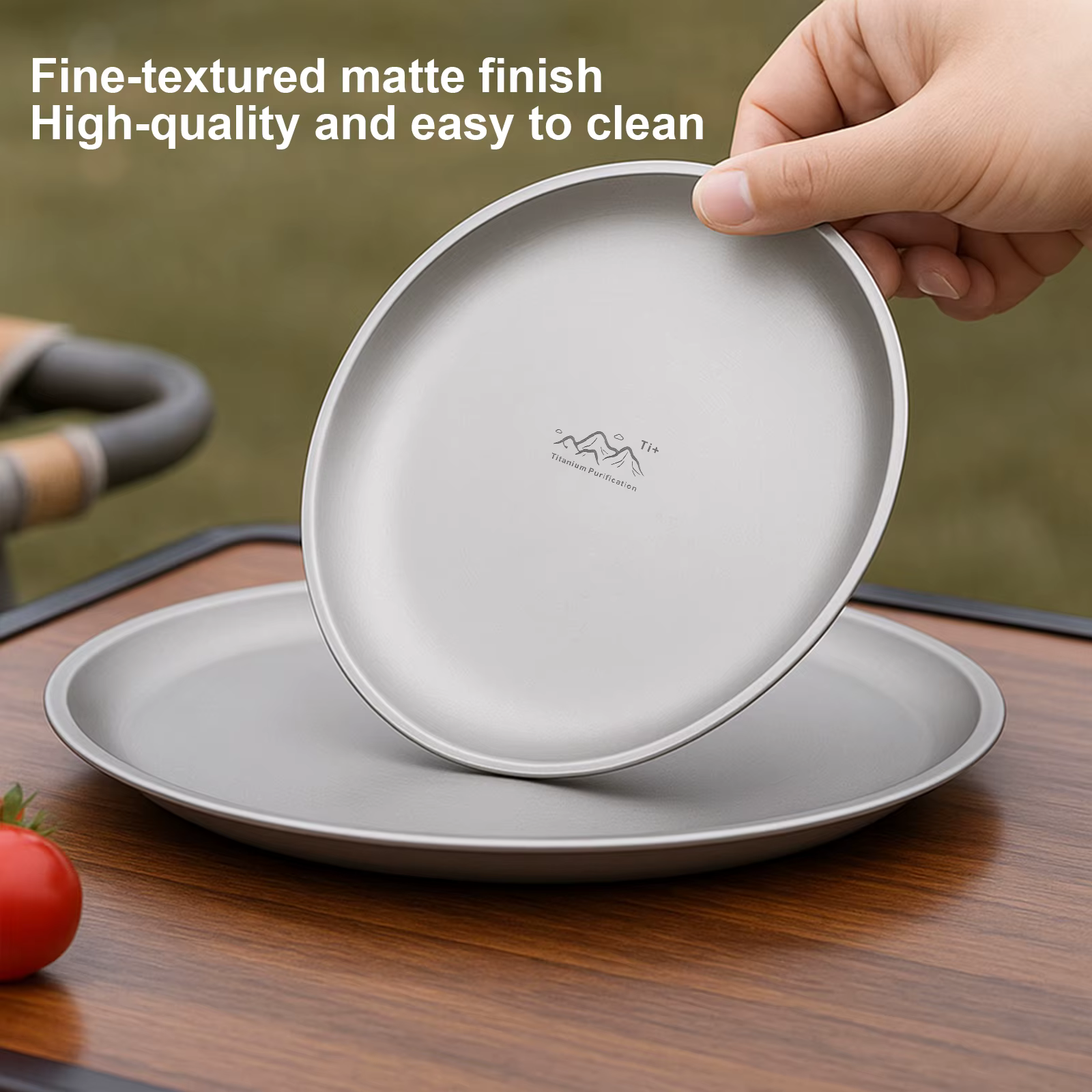 Assiette de purification en titane