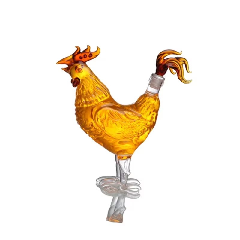 Bouteille de vin en forme d'animal
