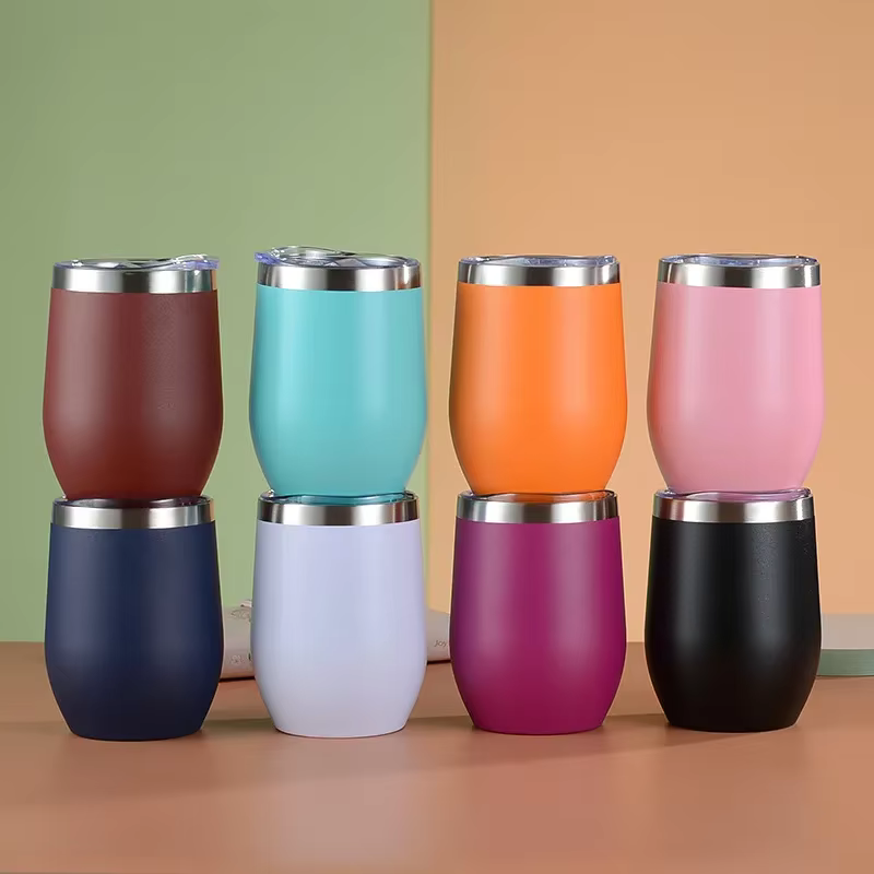 Tasses thermiques en coquille d'œuf de 12oz