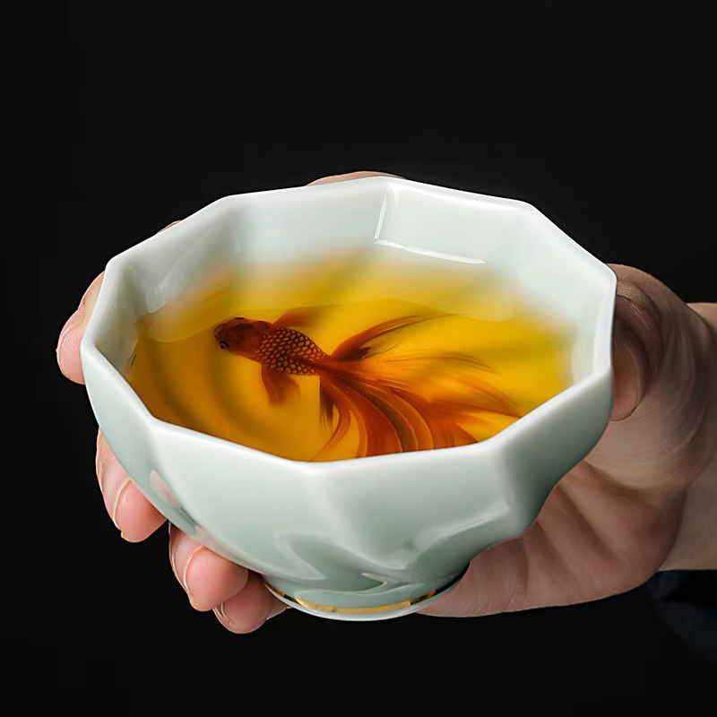 Tasses à thé céladon créatives