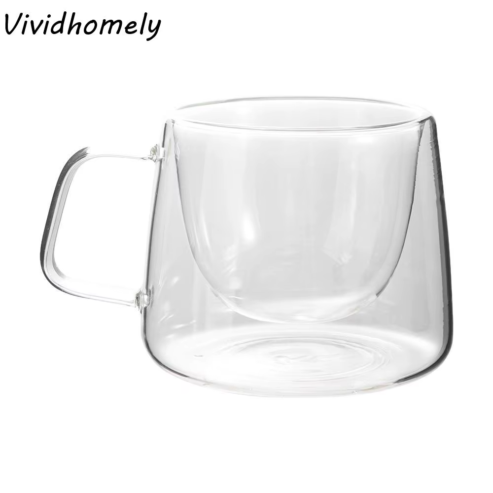 Tasse à café transparente de 200ml