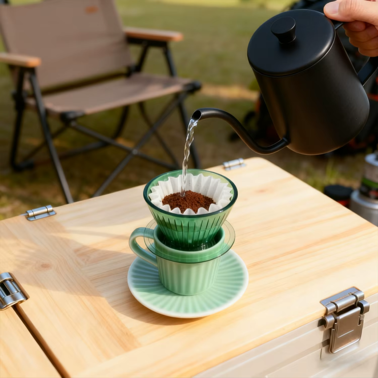 YRP filtre à café réutilisable 1-2 tasses B75 filtres à panier goutteur