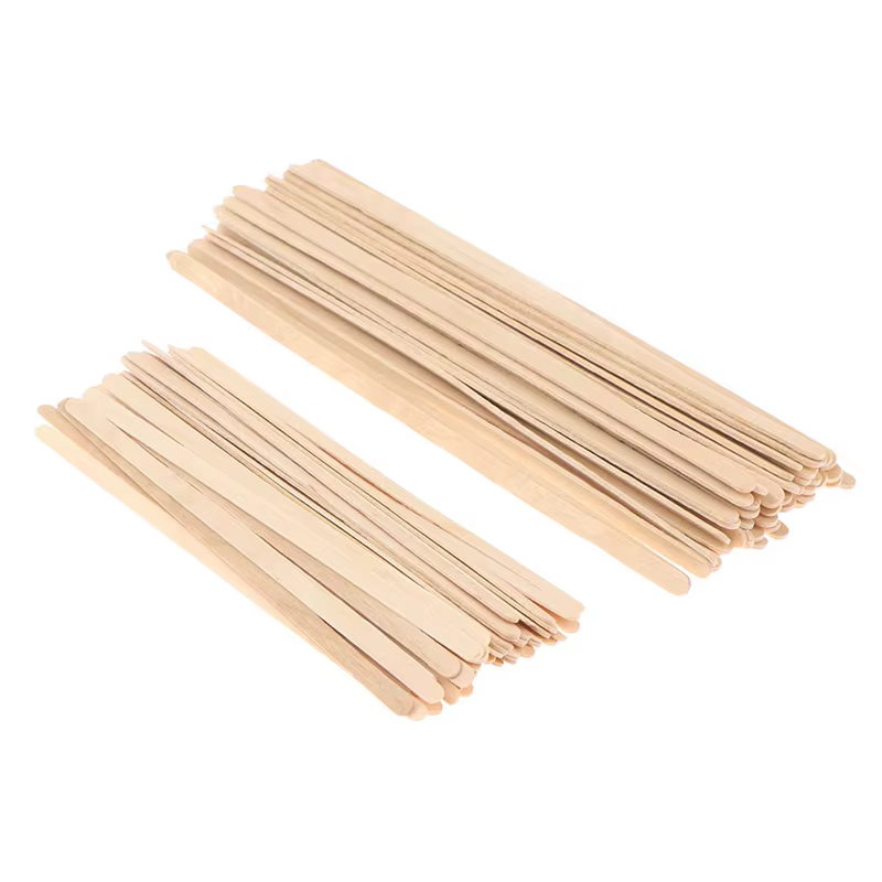 Bâtonnets de café jetables en bois
