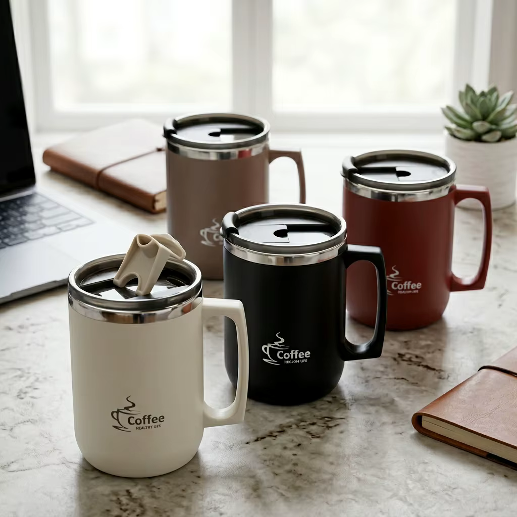 Mug de voyage isotherme avec poignée
