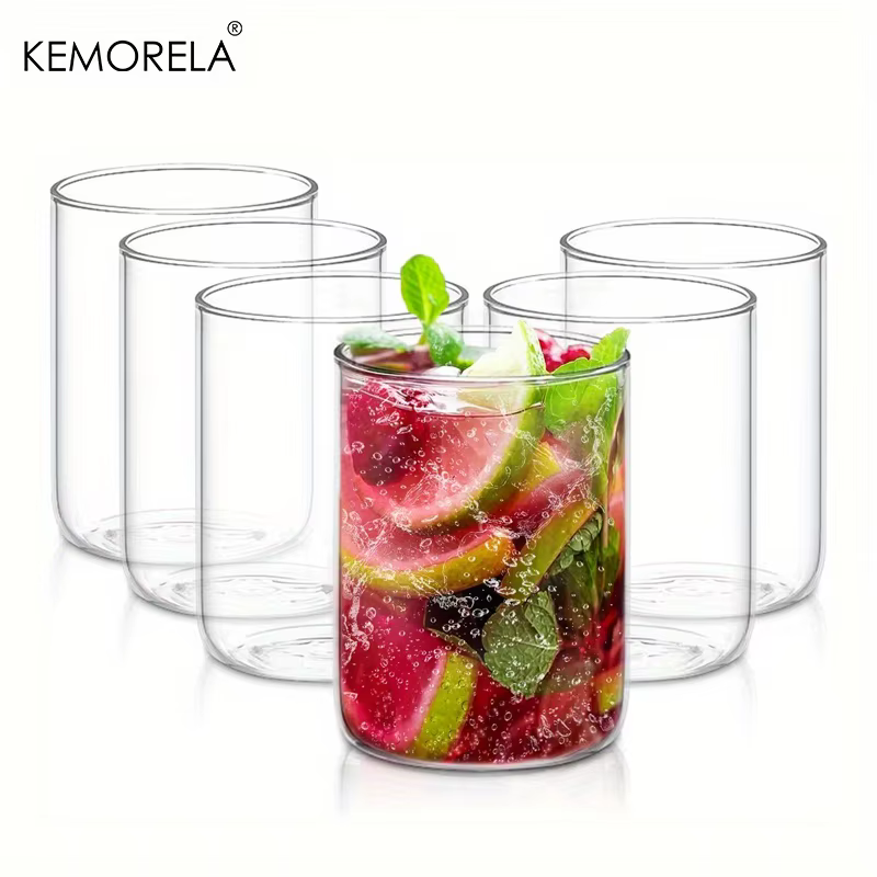 Ensemble de verres à boire en Borosilicate sans BPA
