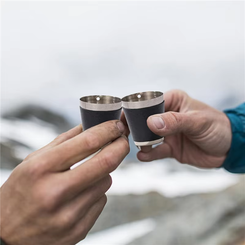 Pack de 12 tasses à Shot en métal pour accrocher des verres