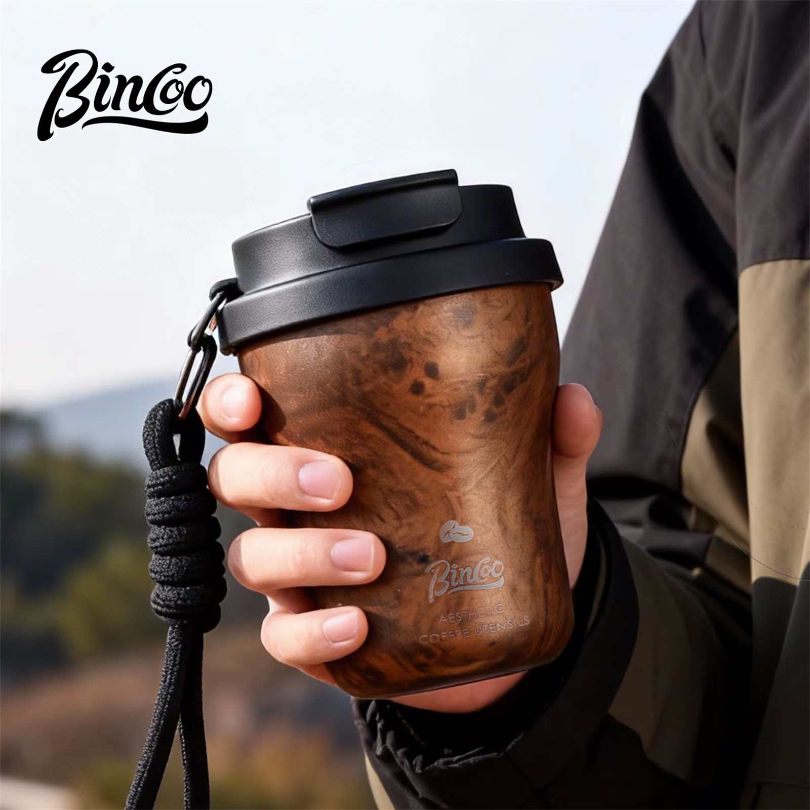 Bincoo – tasse de voyage en titane pur de qualité supérieure