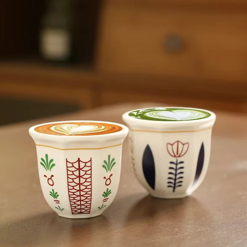 Tasse à café expresso arbustes aise anti-dérapante