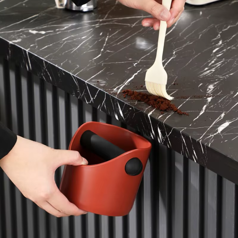 Boîte à café à éjecter les résidus d'espresso avec barre de battement amovible