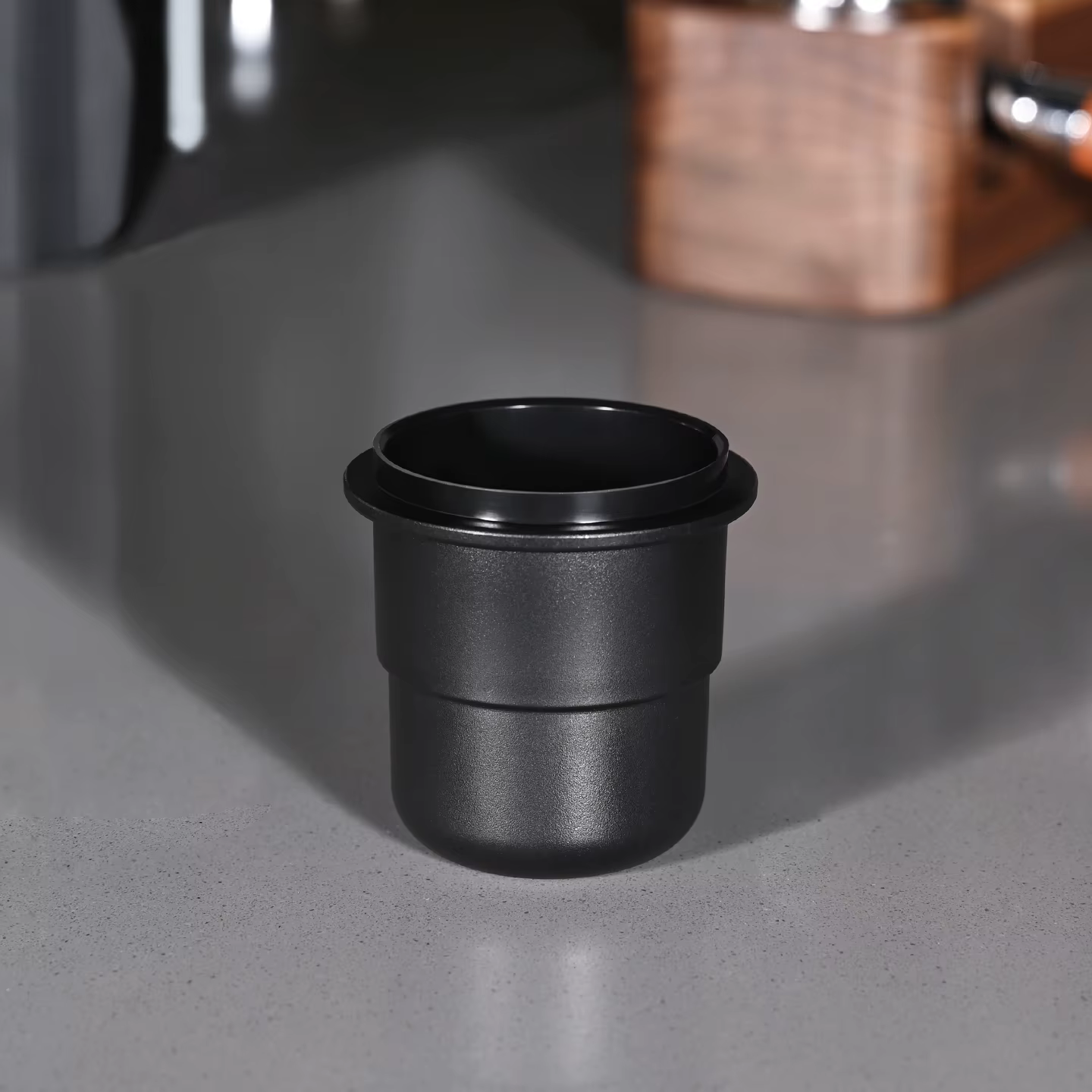 Tasse de dosage de café transparente givrée